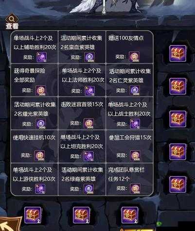 剑与远征雪域寻踪攻略及奖励详情