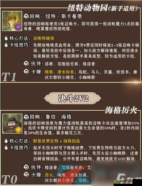 哈利波特魔法觉醒海格白龙卡组攻略与玩法解析