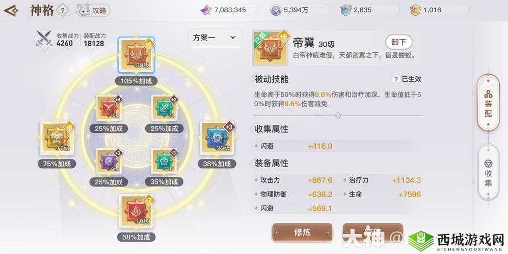 天谕手游流光神格选择指南