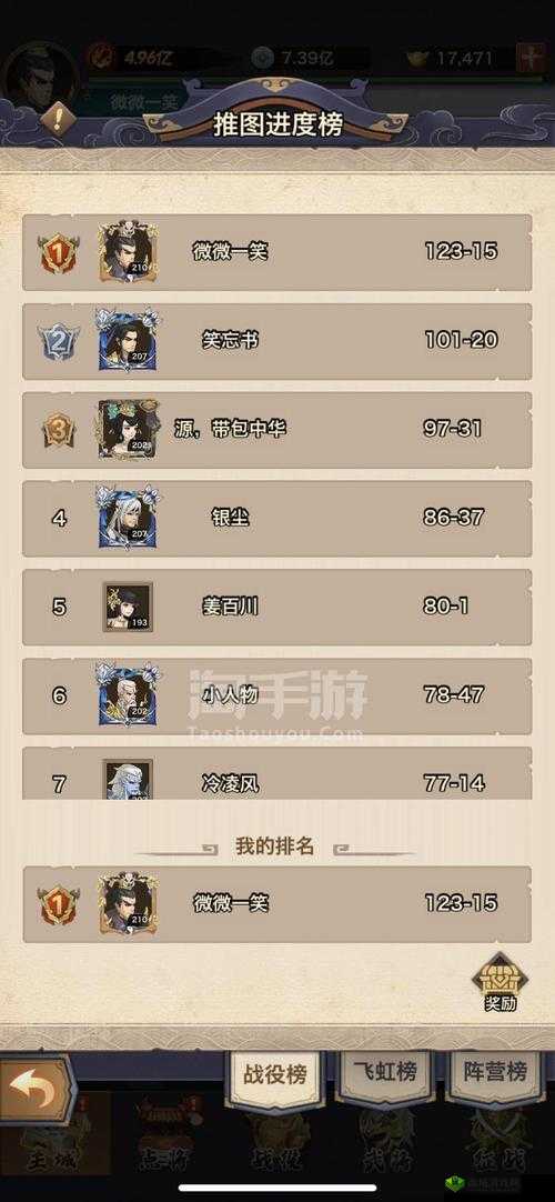 三国英雄阁武将优先升级晋升谁为宜