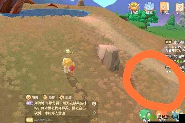 摩尔庄园手游诡异黑影任务与目标位置指南