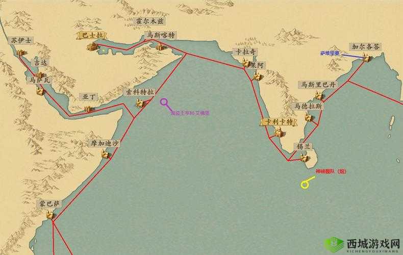 梦回大航海:最新版大地图全面解读与详细标注分享图攻略