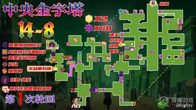 坎公骑冠剑深渊冒险4-3噩梦关卡攻略大全:黄碎片精准定位与通关指南