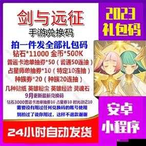 剑与远征2022最新兑换码,福利连连,快来赢取惊喜奖励