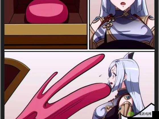 原神女角色手脚被黏黏胶粘遭困境