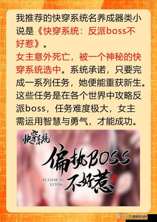 系统之名养成器女主快穿:开启奇妙之旅