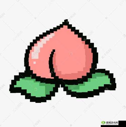 像素黄油桃子：香甜可口的水果