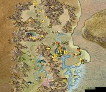 寻仙手游宁海县地图：山水画卷，探寻宁海县风貌之美