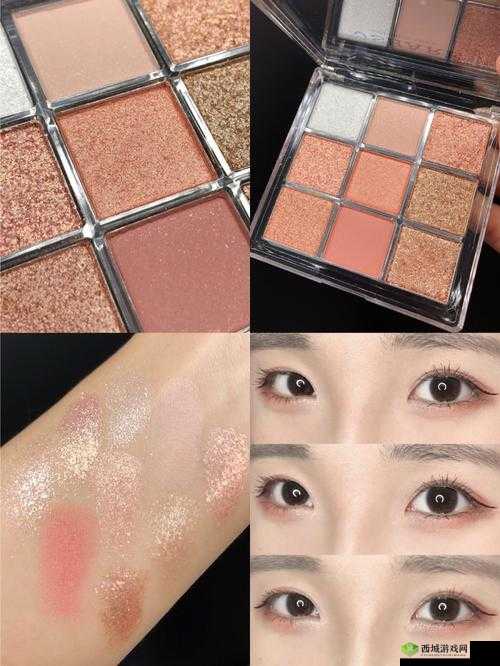 3CE 九色眼影人间水蜜桃绝美眼妆打造