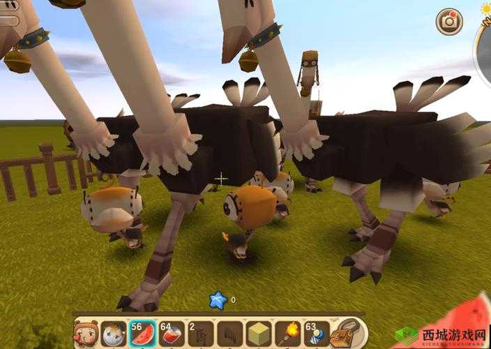 迷你世界鸵鸟繁殖攻略：揭秘鸵鸟食性与其交配繁衍奥秘