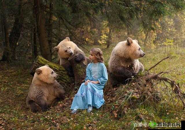 美国人与动物-和谐共处的美好画面