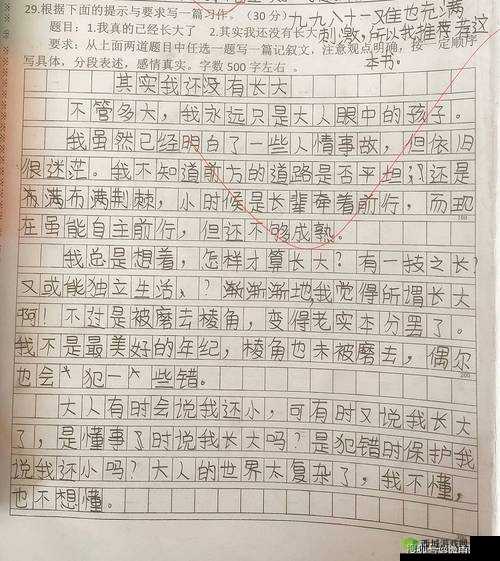 让叔叔看看你有没有长大:成长的检验