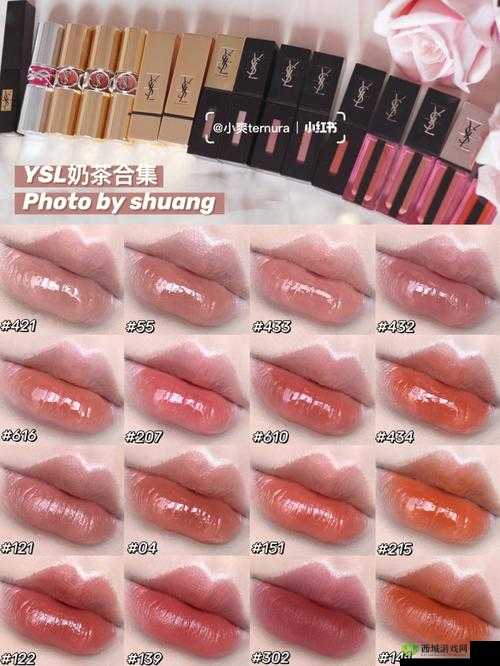 YSL 蜜桃色奶茶色:温柔甜美,让你成为焦点