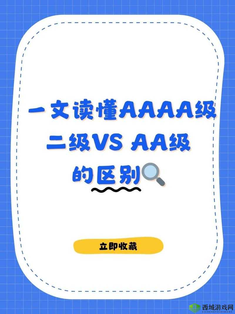 AAAA 级二级与 AA 级差异详解:详细剖析二者不同之处