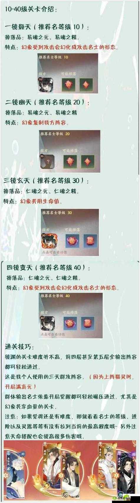 忘川风华录镜渊7,解锁过关阵容搭配秘籍