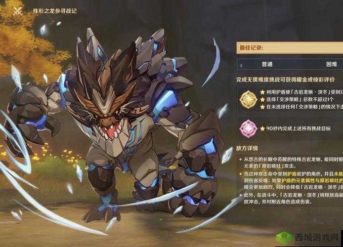 原神1.3古岩龙蜥打法攻略,资源管理、高效利用与避免浪费