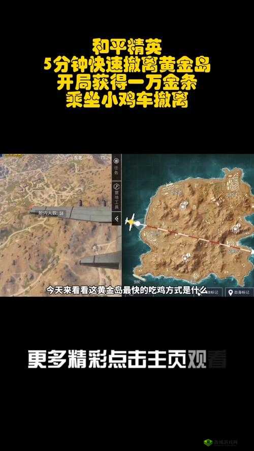 黄金岛撤离攻略，解锁和平精英的胜利之道