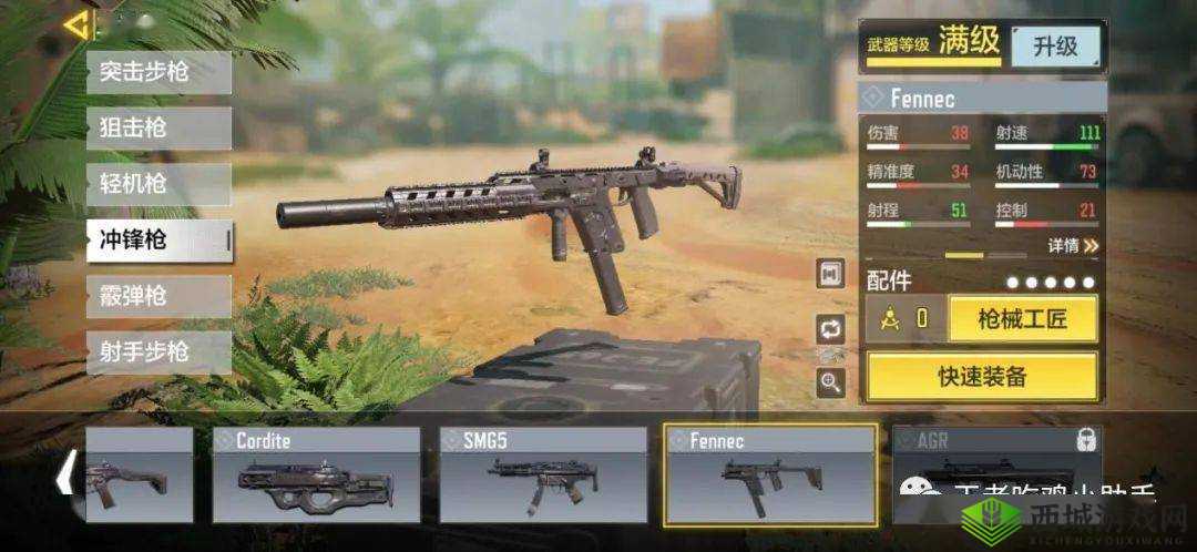 使命召唤Fennec枪械评测