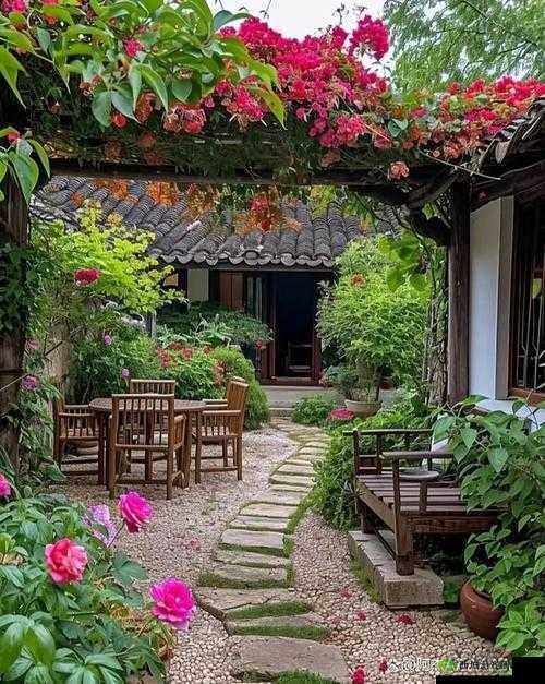 温馨的小院满院春光的说说:记录美好生活的小院时光