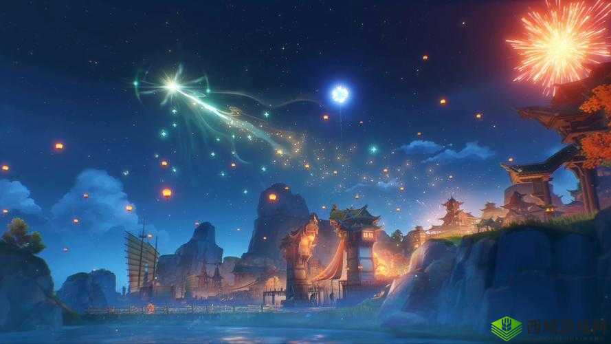 原神海灯节霄灯寄愿,愿望与希望的灯火