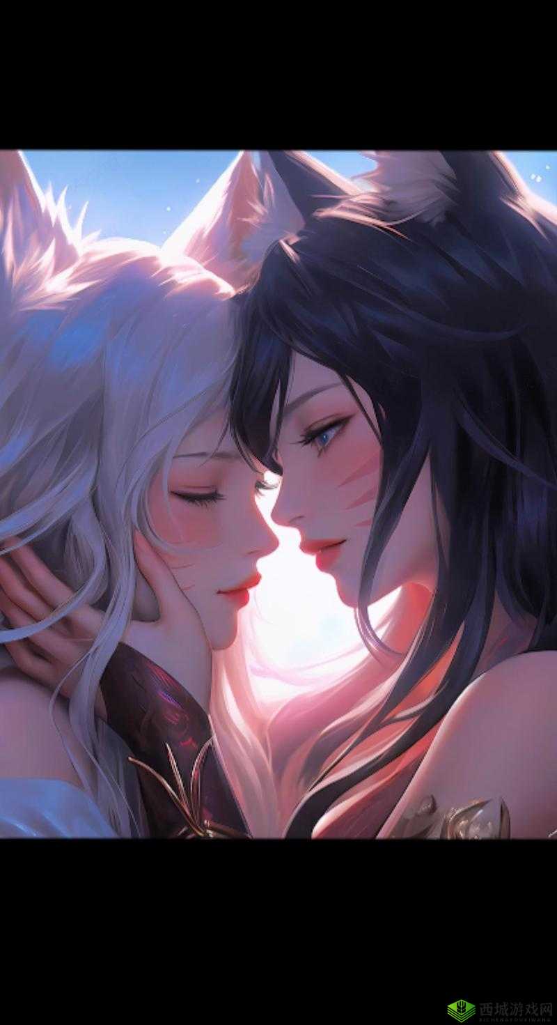 阿狸的诱惑:两只可爱的小狐狸互相魅惑