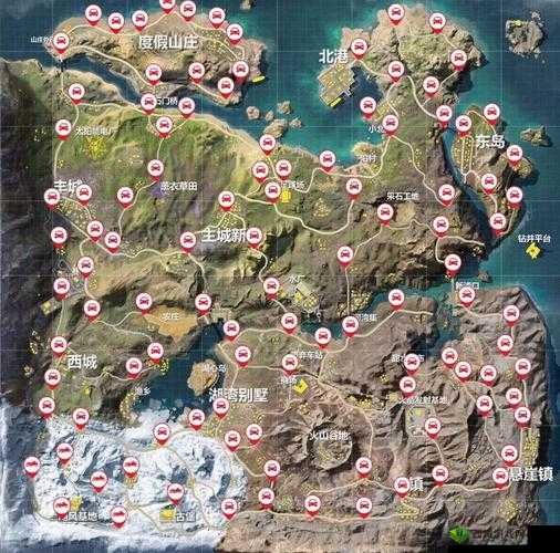 荒野行动新地图揭秘,新版本高级物资藏匿点大公开