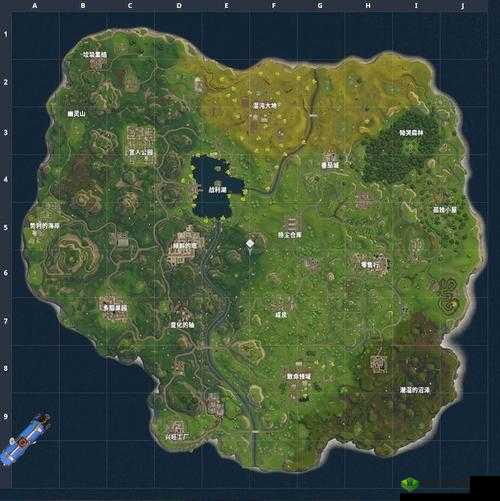 堡垒之夜手游四排攻略，地图资源选择需准确