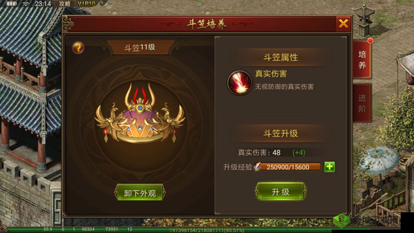 黄金裁决斗笠培养攻略,如何高效升阶