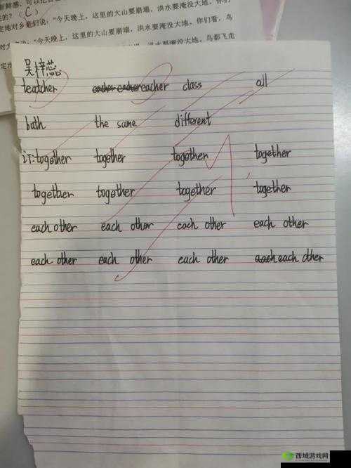 英语课代表:被迫成为抄写工具