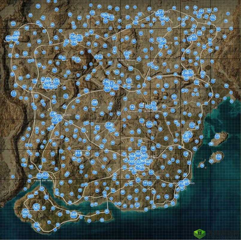 绝地求生全军出击,揭秘学校教学区物资点分布