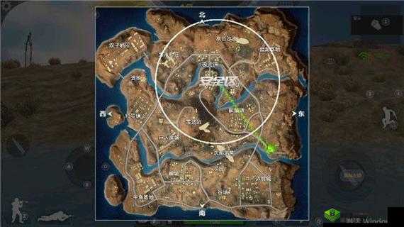 CF手游荒岛特训,花田发育与安全区行走路线策略