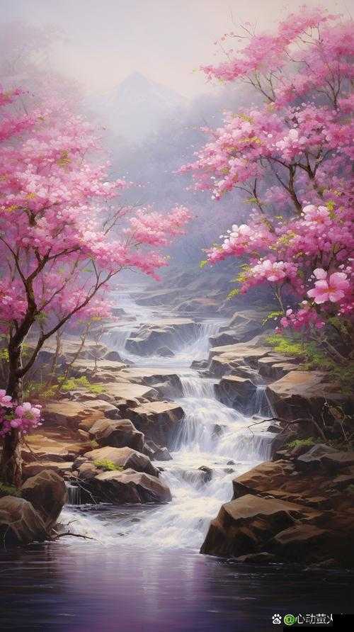 桃花洞口已是溪水潺潺:那如诗如画的绝美风景