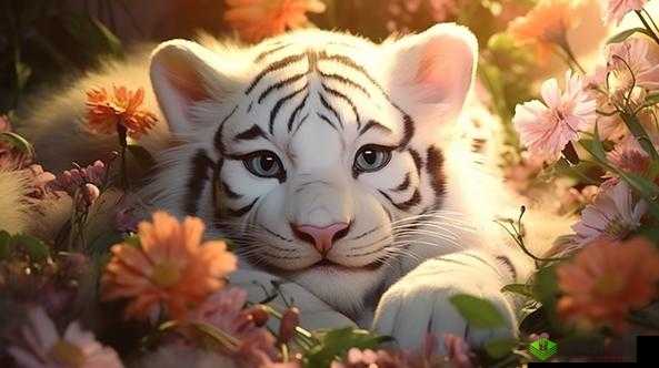 粉粉嫩嫩的虎白 8p:可爱与力量的完美结合