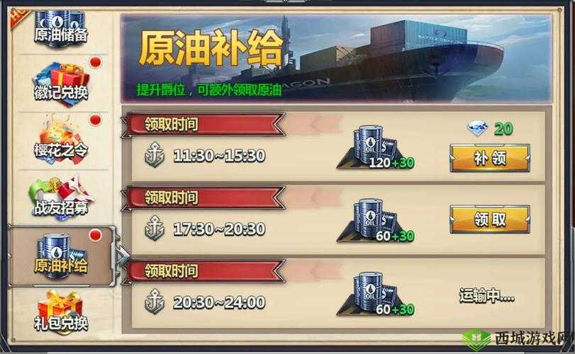 王者舰队,原油获得方法与节约使用的战略价值