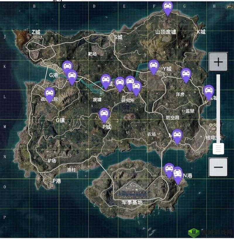 PUBG手游全地图刷车秘籍,快速定位,驰骋战场