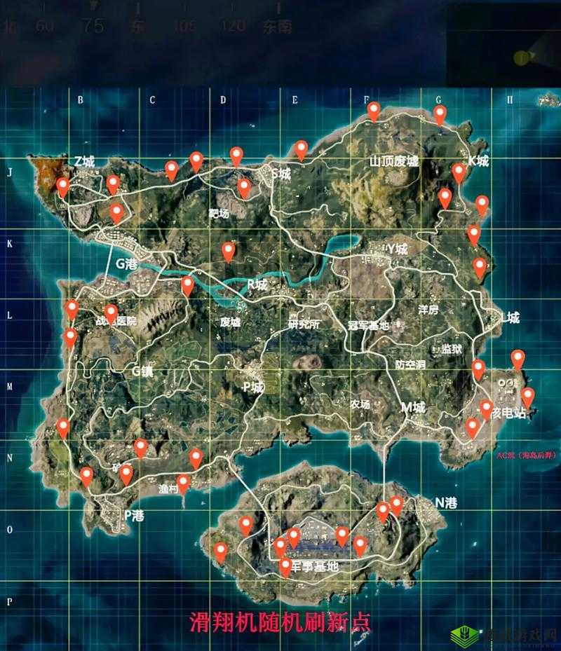 绝地求生刺激战场地图分析,降落在哪里好