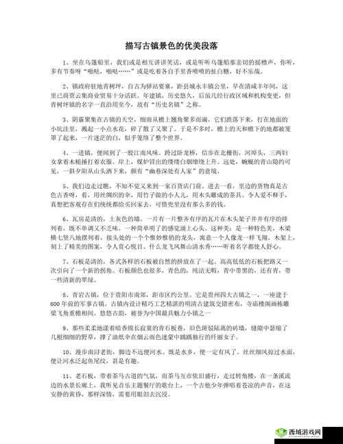 关于做缓描写的细腻描写:展现文字魅力的独特笔触