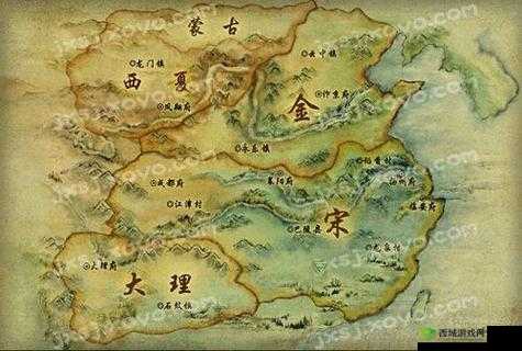 剑侠情缘江湖改观，全新世界地图一览