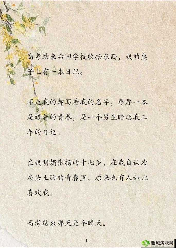 小诗的jianying日记小说:揭秘青春岁月中的情感与成长故事
