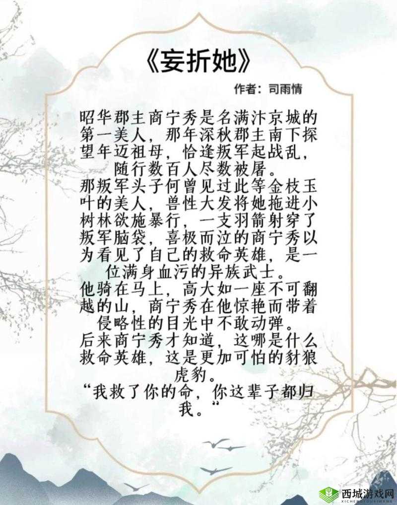 发了狠的往里撞古言究竟讲了什么?探秘古言背后的精彩故事