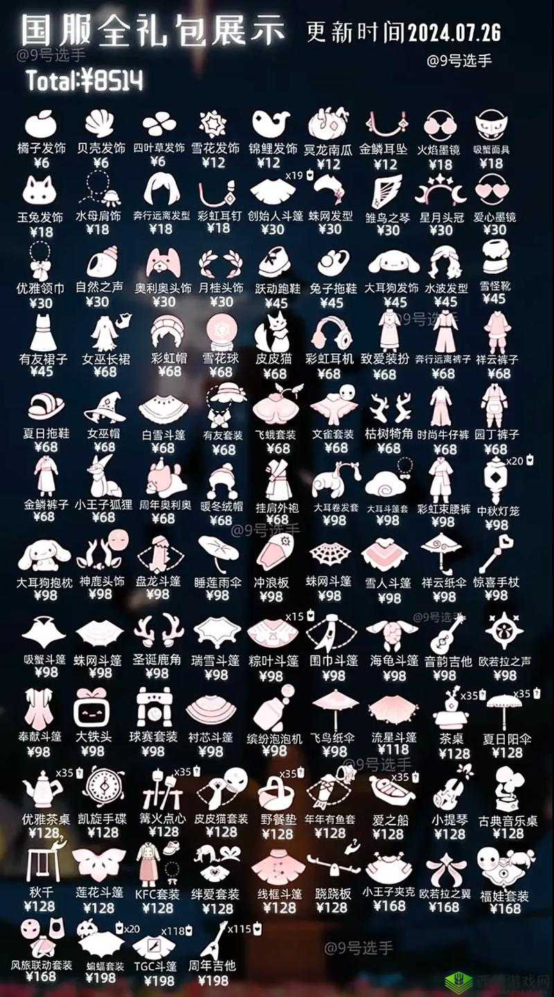 光遇国服绊爱礼包多少钱?礼包价格介绍