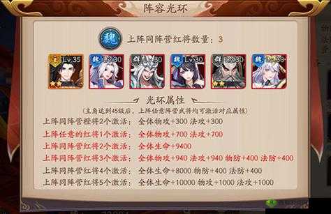 放开那三国3阵容光环是什么？阵容光环介绍全攻略