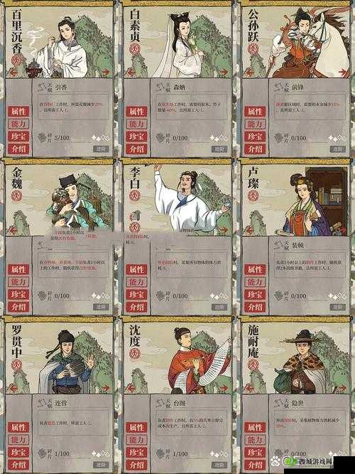 江南百景图人物怎么进阶，人物进阶方法深度解析