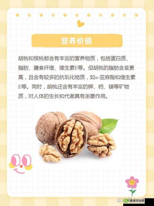 胡桃究竟是不是核桃?两者存在哪些差异与相似之处你知道吗?胡桃和核桃傻傻分不清?它们到底是不是同一种东西?快来一探究竟胡桃就是核桃吗?如果不是,那它们的区别究竟在哪里?你了解吗?