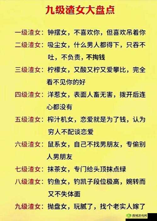 渣男渣女鉴定师渣女自白第四关怎么过?通关攻略及演变史专题