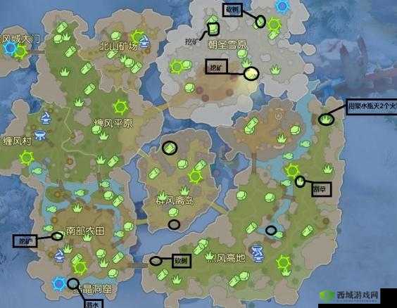 海岛纪元元素之灵位置大全 所有位置坐标一览