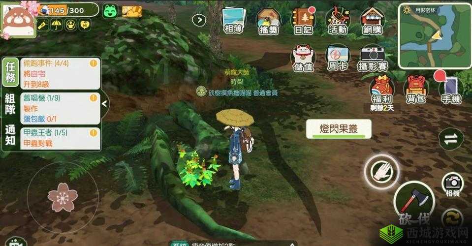 小森生活灯闪果刷新机制与采集攻略