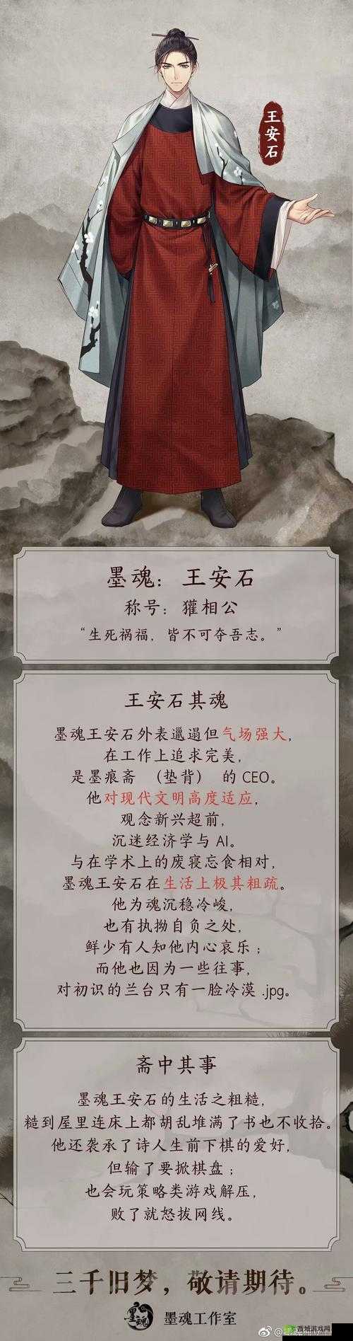 墨魂王安石怎么样，角色设定一览