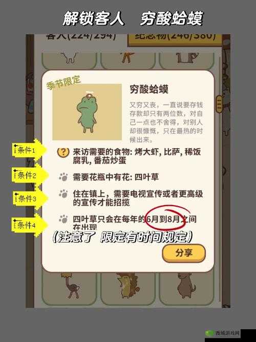 动物餐厅嘻哈蛤蟆解锁条件介绍